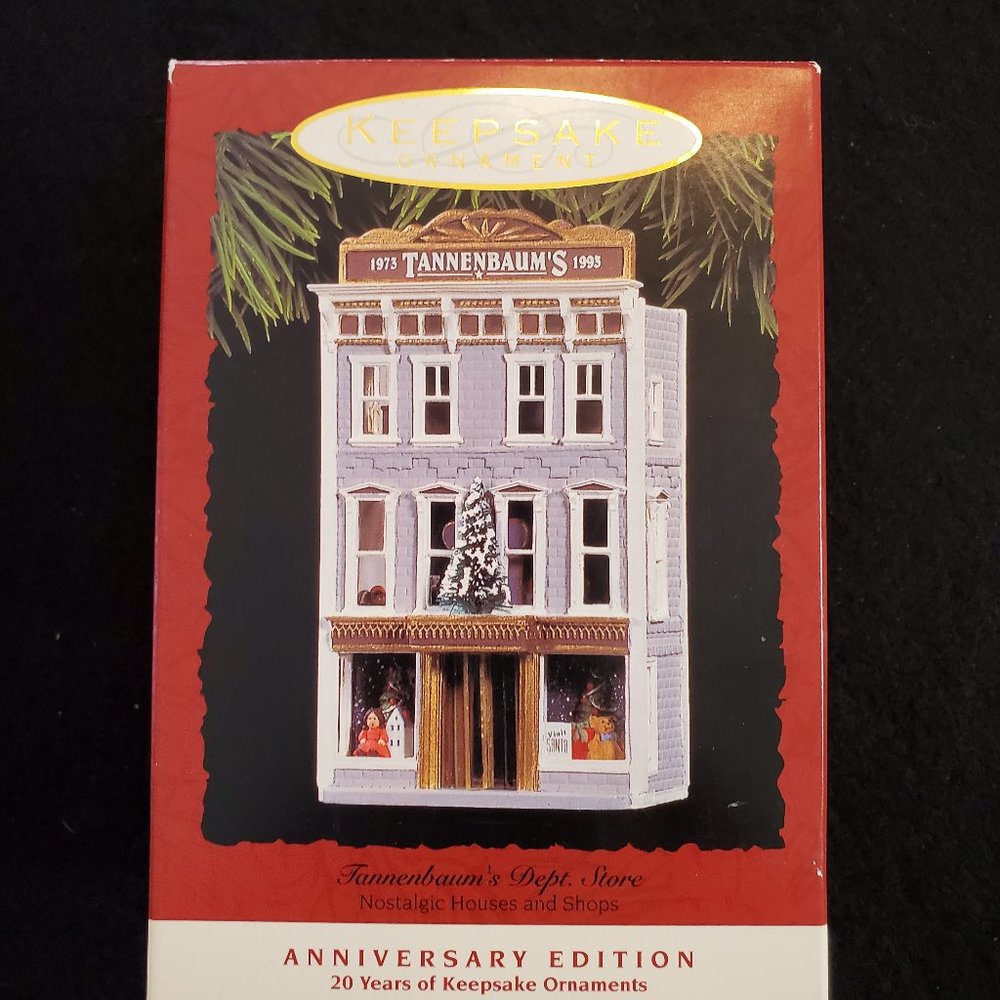 Hallmark 1993 Anniversary Ed. Nostalgic Houses and Shops - Tannenbaum's NIB